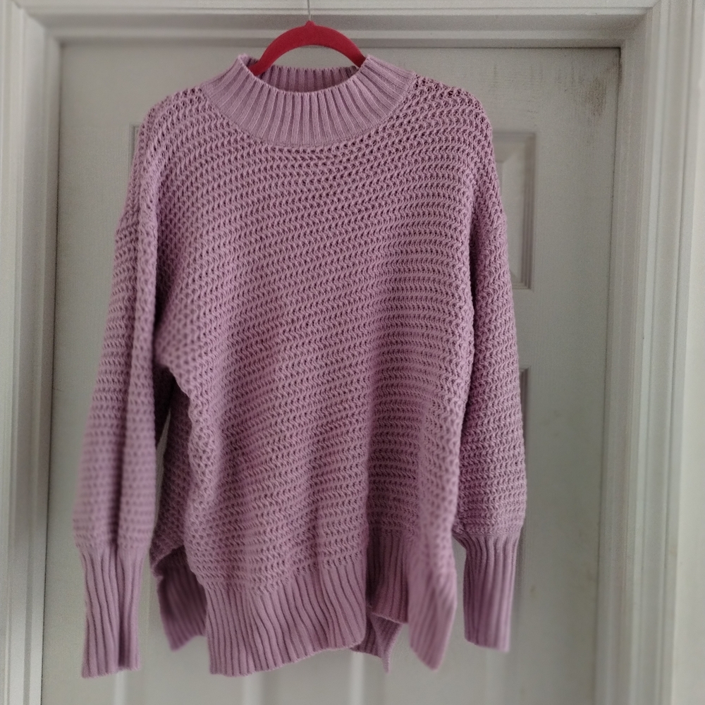 Old Navy Lavender Turtleneck Sweater